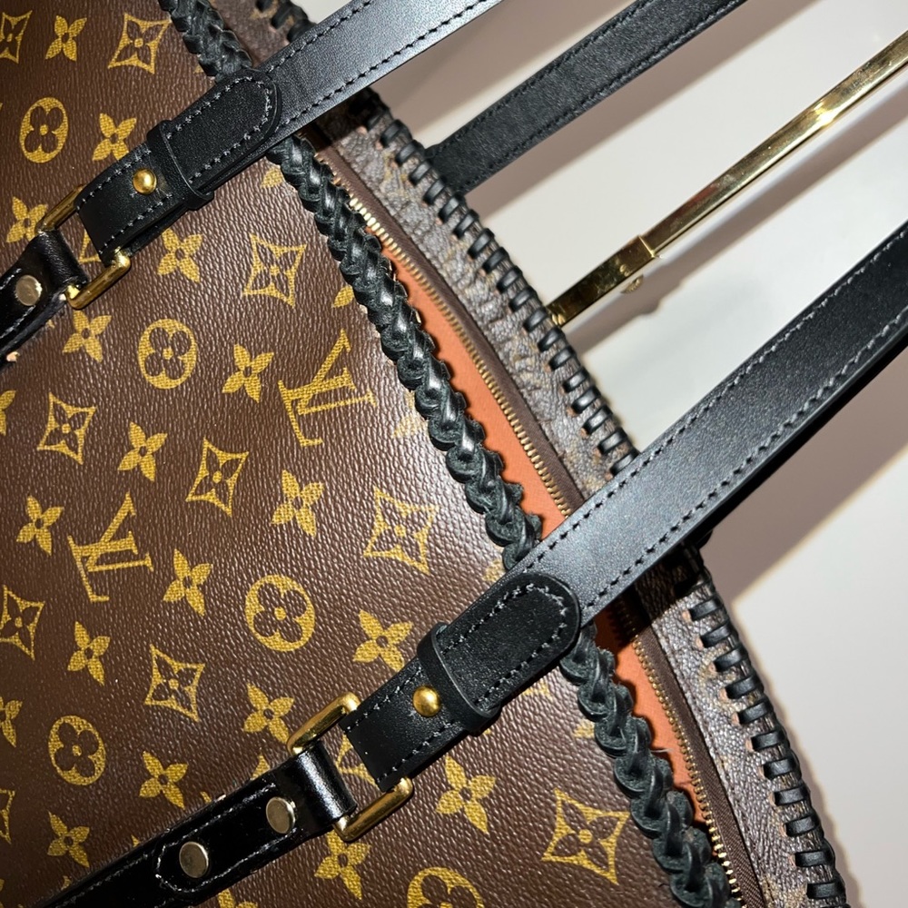 LOUIS VUITTON Upcycled Babylone LV Monogram Canvas Shoulder Tote Handbag - Picture 7 of 13